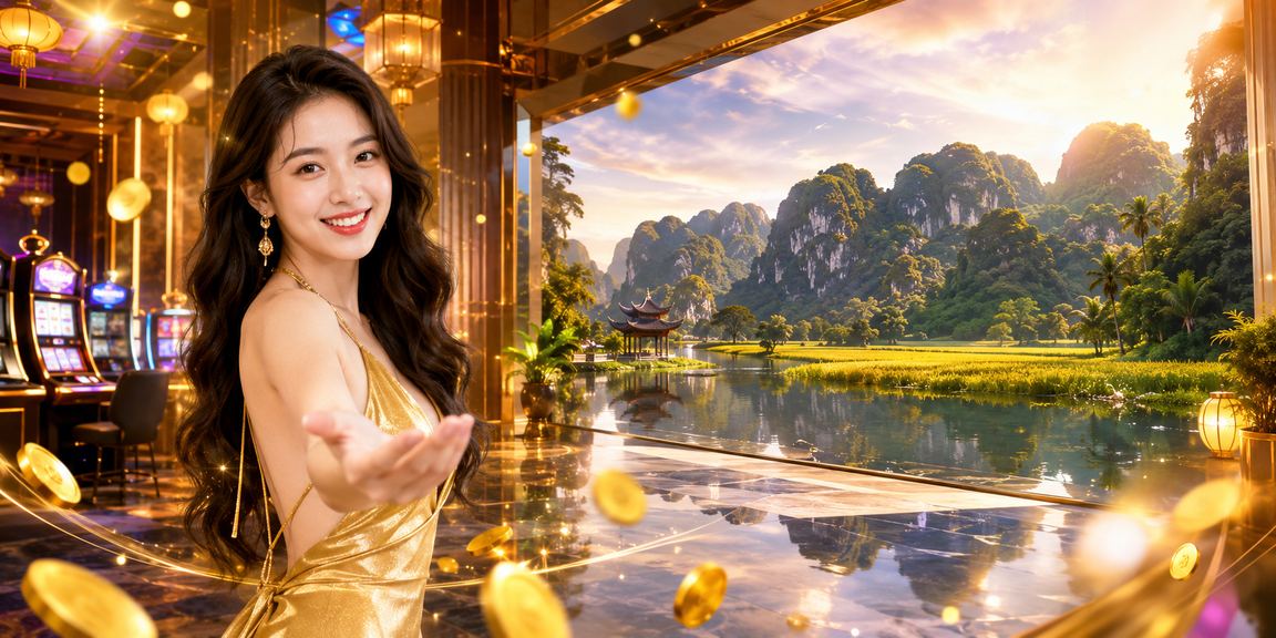 Người mẫu tại Ninh Bình minh họa không gian trò chơi casino trực tuyến